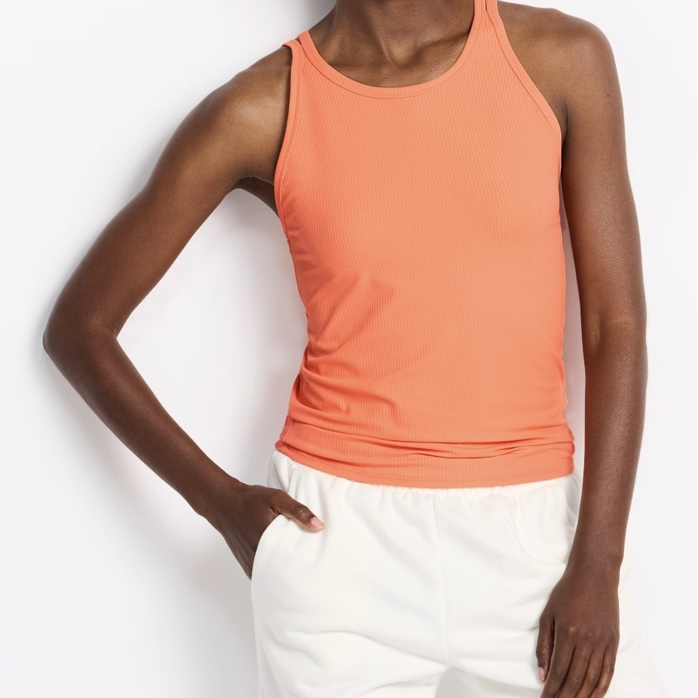 We Wander Orange Tank Top